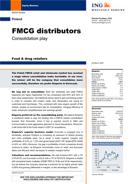 FMCG Distributors Consolidation Play