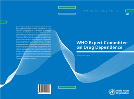 WHO Expert Committee on Drug Dependence (ECDD)