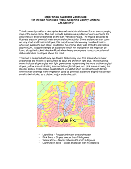 An Introduction and Metadata Document About the Snow