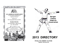 2013 Directory