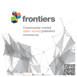 Community-Rooted Open-Access Publisher Frontiersin.Org