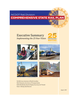 STATE RAIL PLAN Executive Summary