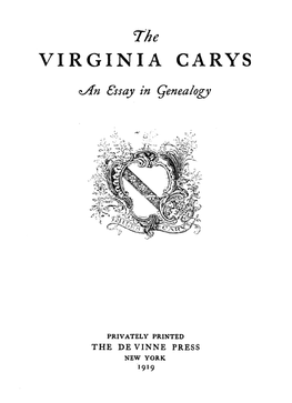 John Cary Page, Esq., of Cumberland County, Pa