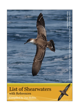 Shearwater References