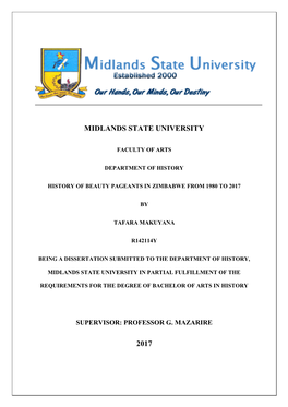 Midlands State University 2017