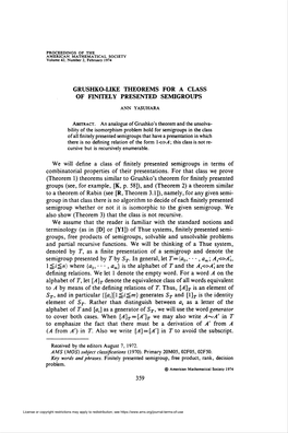 Grushko-Like Theorems for a Class of Finitely Presented Semigroups