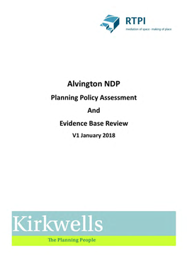 Planning Policy Assessment V2 July 2018