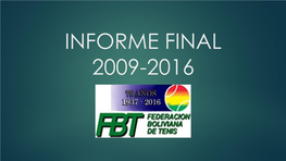 FBT Memoria Final 2009