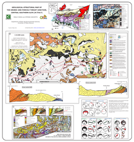Geological-Structural Map of the Orobic and Porcile