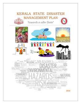 Kerala State Disaster Management Plan, 2016