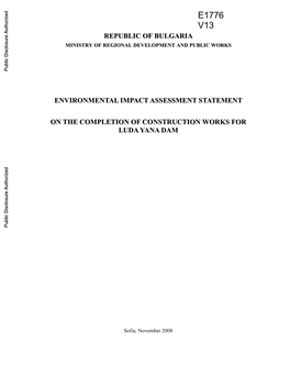 Environmental Impact Assessment Statement