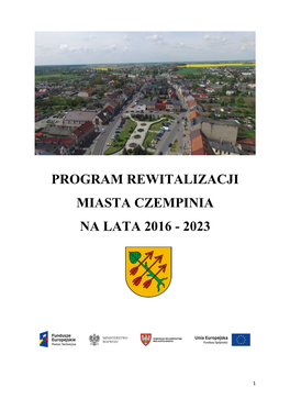 Program Rewitalizacji Miasta Czempinia Na Lata 2016 - 2023