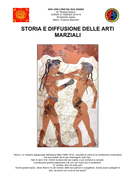 Storia E Diffusione Delle Arti Marziali