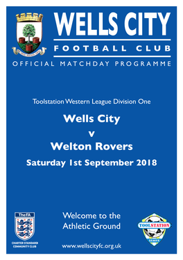 Wells City V Welton Rovers Saturday 1St September 2018