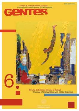 GENTES Rivista Di Scienze Umane E Sociali Journal of Humanities and Social Sciences Anno VI, Numero 6 - Dicembre 2019 G G G 6