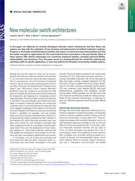New Molecular Switch Architectures SPECIAL FEATURE: PERSPECTIVE