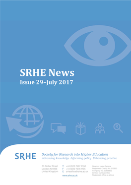 SRHE News Issue 29–July 2017