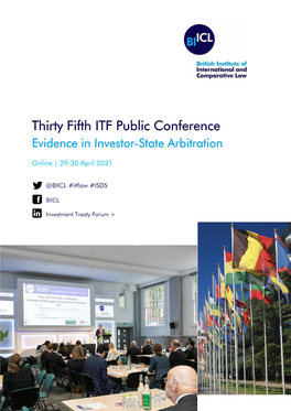 Thirty Fifth ITF Public Conference