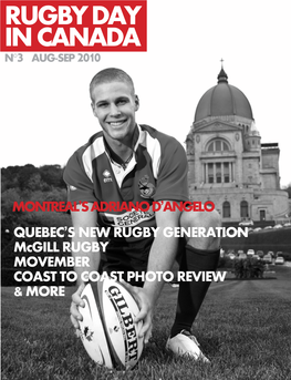 RUGBY DAY in CANADA, Issue #3, Aug-Sep 2010