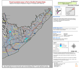 Flood Inundated Areas in Part of Andhra Pradesh