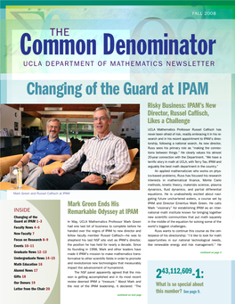 Changing of the Guard at IPAM