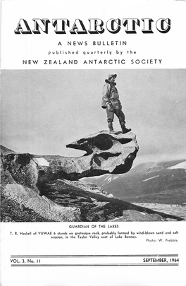 A News Bu Lletin New Zealand Antarctic Society