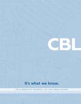 CBL & Associates Properties, Inc. 2006 Annual Report