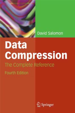 Data Compression : the Complete Reference