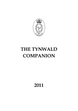 The Tynwald Companion 2011