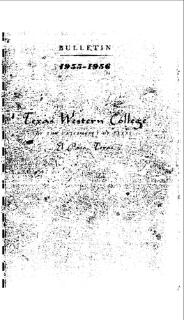 Texas Western College 1955-1956