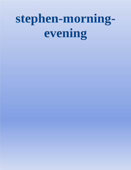 A Guide to the Morning and Evening Service of the Church of England