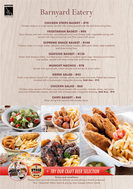 Food & Bar Menu Rivonia 2016-V2