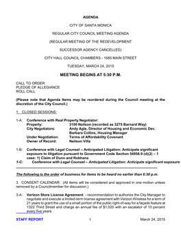 March 24, 2015 Council Packet