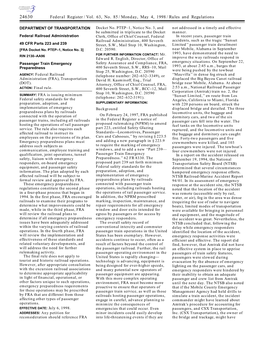 Federal Register/Vol. 63, No. 85/Monday, May 4, 1998/Rules And