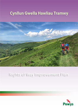 Cynllun Gwella Hawliau Tramwy Rights of Way Improvement Plan