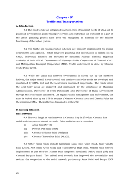 IV Traffic and Transportation A