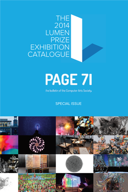 The 2014 Lumen Prize Exhibition Catalogue