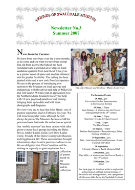 Swaledale Museum Newsletter Summer 2007