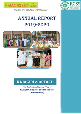 Annual Report 2019-2020 RAJAGIRI College of Social Sciences, Kalamassery Page 1