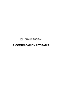 A COMUNICACIÓN LITERARIA Autoras