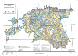 Preliminary Map of Radon Risk Areas in Estonia Esialgne Eesti Radooniriski Levilate Kaart