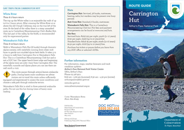 Carrington Hut Route