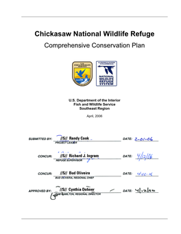 Chickasaw National Wildlife Refuge