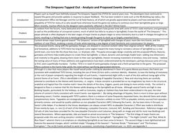 The Simpsons Tapped out - Analysis and Proposed Events Overview