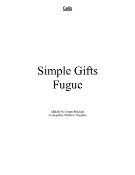 Simple Gifts-04 Cello