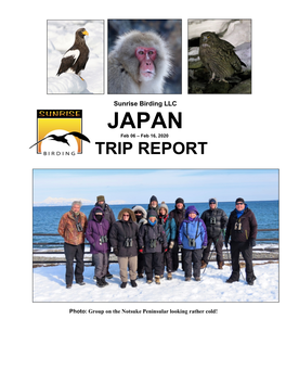 Trip Report & Species List