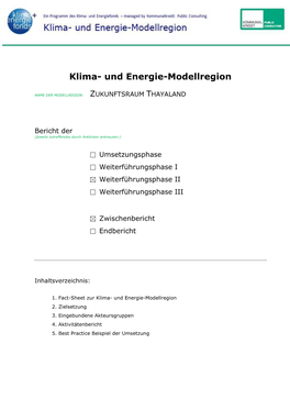 Und Energie-Modellregion