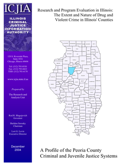 A Profile of the Peoria County Criminal and Juvenile Justice Systems