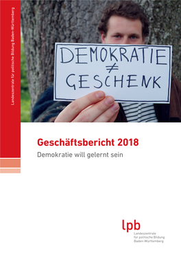 Geschäftsbericht Lpb 2009