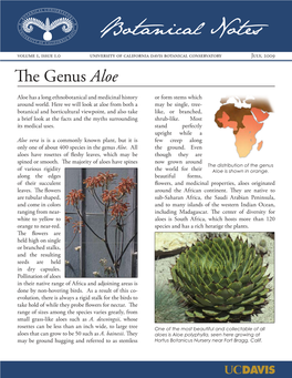 The Genus Aloe